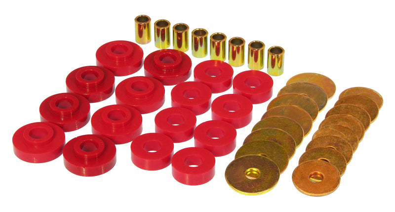 Prothane 63-69 Chevy Corvette Body Mount - Red - 7-128