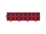 WeatherTech TechFloor - 3in X 12in Tiles(Left Loop) - Red/Black **Order in Qtys of 10 - 51T312LL RD-BK