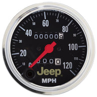 Autometer Jeep 85.7mm In-Dash 120 MPH Mechanical Speedometer Gauge - 880245