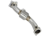 aFe Twisted Steel Down-Pipe (Street) 13-16 Cadillac ATS L4-2.0L (t) - 48-34126-HC