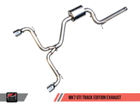 AWE Tuning VW MK7 GTI Track Edition Exhaust - Chrome Silver Tips - 3020-32022