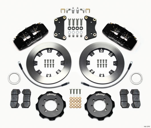 Wilwood Dynapro 6 Front Hat Kit 12.19in 2012 Fiat 500 w/ Lines - 140-12767