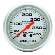 Autometer Ultra-Lite 66.7mm Mechanical 0-400 PSI Pressure Gauge - 4424