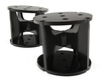 Air Lift Universal Angled Air Spring Spacer - 4in Lift - 52445