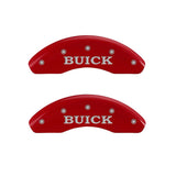 MGP 4 Caliper Covers Engraved Front Buick Rear Red Finish Silver Char 2002 Buick LeSabre - 49005SBSHRD