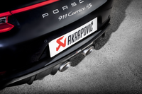 Akrapovic 16-17 Porsche 911 Carrera S/4/4S/GTS (991.2) Slip-On Line (Titanium) w/ Titanium Tips - S-PO/TI/5H