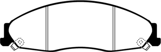 EBC 02-05 Cadillac CTS 2.6 Redstuff Front Brake Pads - DP31645C
