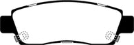 EBC 07+ Buick Enclave 3.6 Greenstuff Rear Brake Pads - DP61672