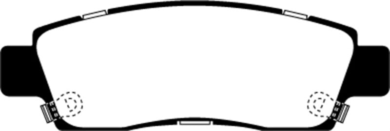 EBC 07+ Buick Enclave 3.6 Ultimax2 Rear Brake Pads - UD883