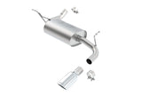 Borla 12-16 Jeep Wrangler 3.6L AT/MT 4WD Single Right Rear Exit Touring Exhaust (rear section only) - 11818