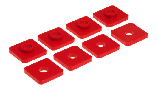 Prothane 63-74.5 MG MGB Front Crossmember Mounts - Red - 26-49017