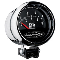 Autometer Traditional Chrome 3-3/4in 8k w/ Retro Short Sweep Tachometer - 2897