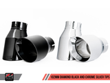 AWE Tuning Porsche 718 Boxster / Cayman Track Edition Exhaust - Chrome Silver Tips - 3010-32038