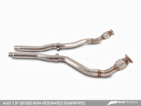 AWE Tuning Audi 8R Q5 3.2L Non-Resonated Exhaust System (Downpipe-Back) - Diamond Black Tips - 3020-33022