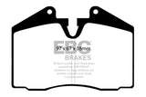 EBC 89-95 Ferrari 348 3.4 Redstuff Front/Rear Brake Pads (Axle Set Only) - DP3612C