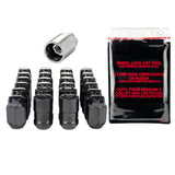 McGard 6 Lug Hex Install Kit w/Locks (Cone Seat Nut) 1/2-20 / 13/16 Hex / 1.5in. Length - Black - 84631