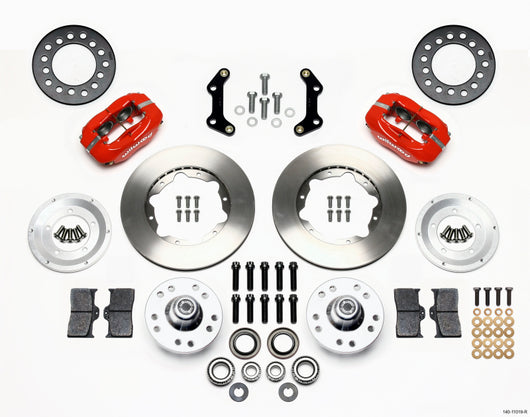 Wilwood Forged Dynalite Front Kit 11.00in Red 73-80 CDP A B E & F Body - 140-11019-R