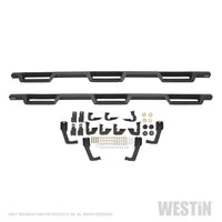 Westin/HDX 07-19 Chevy Silv 2500/3500 Crew (8ft) (Excl Dually) Drop WTW Nerf Step Bars - Blk - 56-534585