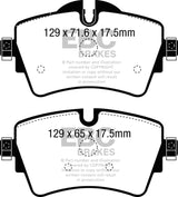EBC 14+ Mini Hardtop 2.0 Turbo Cooper S Greenstuff Front Brake Pads - DP22227
