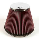 K&N Round Tapered Universal Air Filter 6in Flange ID x 7.5in Base OD x 4.5in Top OD x 6in H - RF-1048