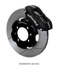 Wilwood Forged Dynalite ST Front Hat Kit 11.00in GT Rotor Road Race 95-05 Miata - 140-14316