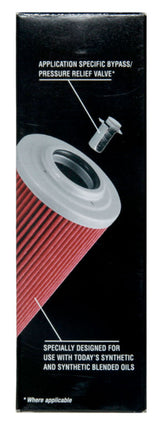 K&N 1.625in OD x 5.05in H Oil Filter - KN-650