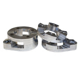ReadyLift Suspension 07-17 Jeep Wrangler JK 1.0in-2.0in Adj Fr Coil Spacer Lvling Kit Billet Alum. - 66-6095