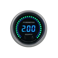 Autometer 52.4mm Black Two Channel 0-2000 Degree Pyrometer (EGT) Cobalt Elite Digital Gauge - 6744-CB