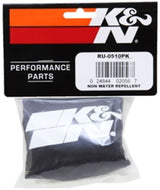 K&N Round Straight - Black - 3.5in ID x 5in H - Precharger Air Filter Wrap Blue - RU-0510PK
