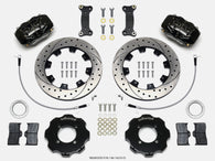 Wilwood Forged Dynalite Front Hat Kit 12.19in Drilled 2016-Up Mazda MX5 Miata w/ Lines - 140-14233-D