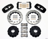Wilwood AERO4 RearTruck Kit 14.25in Drilled 1999-2010 GM 1500-SUV 1 Piston OE Caliper - 140-9407-D