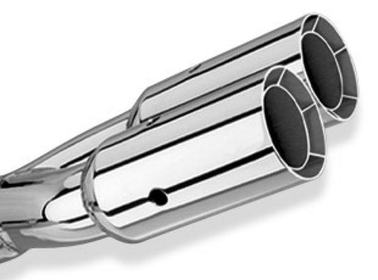 Borla Universal Polished Tip Dual Round Intercooled (inlet 2 1/2in. Outlet 3in) *NO Returns* - 20203