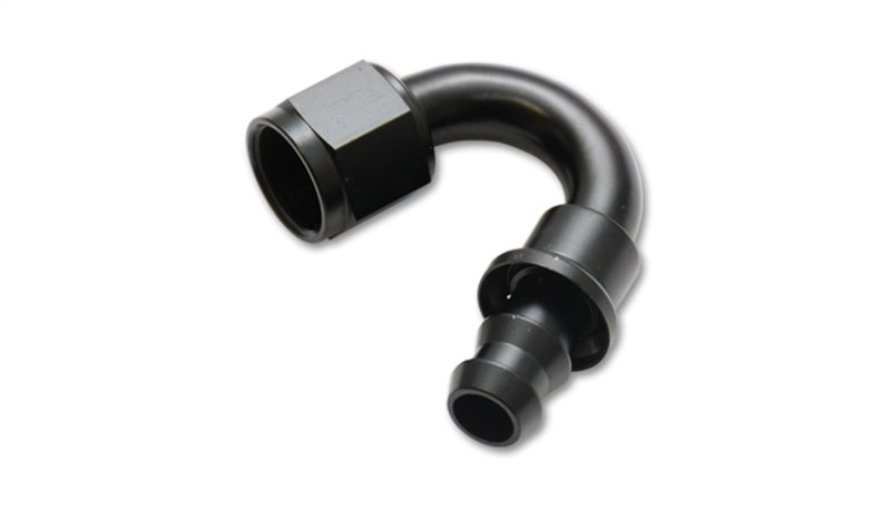Vibrant -6AN Push-On 150 Degree Hose End Fitting - 22506