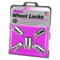 McGard Wheel Lock Nut Set - 4pk. (Cone Seat) 7/16-20 / 3/4 Hex / 1.46in. Length - Chrome - 24132