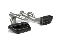 Akrapovic 14-17 McLaren 650S/650S Spyder Slip-On Line (Titanium) w/ Carbon Tips - S-MC/TI/2
