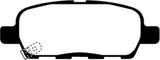 EBC 02 Infiniti G35 3.5 w/o DCS Redstuff Rear Brake Pads - DP31666C