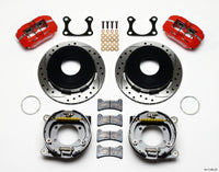 Wilwood Dynapro Low-Profile 11.00in P-Brake Kit Drill-Red Big Ford 2.36in Offset Currie - 140-11388-DR
