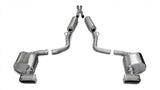 Corsa 09-10 Dodge Challenger R/T 5.7L V8 Manual Polished Xtreme Cat-Back Exhaust - 14437