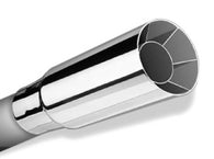 Borla Universal Polished Tip Single Round Intercooled (inlet 2in. Outlet 2 1/2in) *NO Returns* - 20102