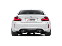 Akrapovic 16-17 BMW M2 F87 (Excl M2 Competition) Evolution Line Cat Back (Titanium) w/Carbon Tips - ME-BM/T/8H