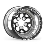 Weld Alpha-1 15x13 / 5x4.75 BP / 5in BS Black Wheel - Black Double Beadlock MT - 83B-513280MBS