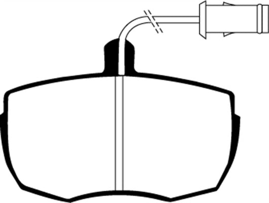 EBC 87-89 Land Rover Range Rover 3.5 Greenstuff Front Brake Pads - DP6622