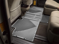 WeatherTech 11+ Toyota Sienna Rear Rubber Mats - Grey - W244GR