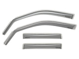 WeatherTech 2015+ Ford F-150 SuperCab Front and Rear Side Window Deflectors - Light Smoke - 74765