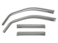 WeatherTech 07+ Jeep Wrangler Unlimited Front and Rear Side Window Deflectors - Light Smoke - 72443