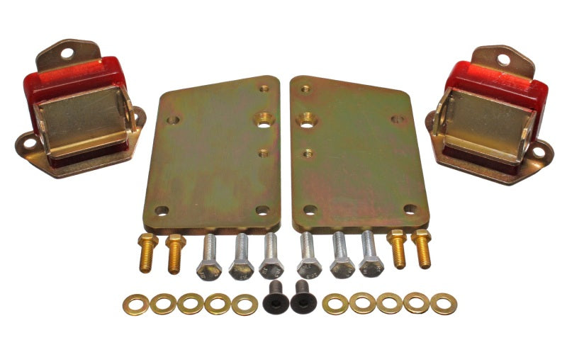 Energy Suspension Ls Conversion Mtr Mount Set  - Red - 3.1148R