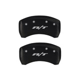 MGP 4 Caliper Covers Engraved Front & Rear RT1-Truck Red finish silver ch - 12005SRT1RD