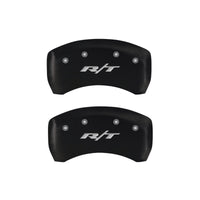 MGP 4 Caliper Covers Engraved Front & Rear RT1-Truck Red finish silver ch - 12162SRT1RD