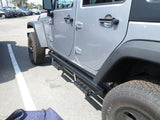 RBP RX-7 Step Bars 07-17 Jeep Wrangler JK (4-Door) - Black - RBP-509B-RX7
