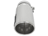 aFe Power Intercooled Tip Stainless Steel - Polished 4in In x 5in Out x 12in L Bolt-On - 49T40501-P121